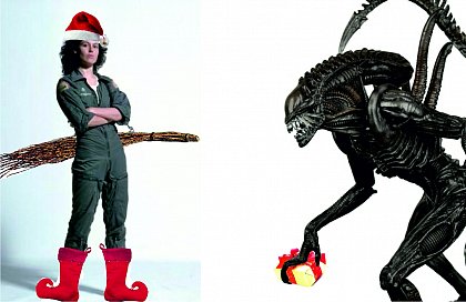 2. Platz: Alexander Blttermann - Weihnachten mit Lieutenant Ripley und dem Alien