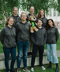 Fachschaftsrat 21/22 (von links nach rechts)
Barbara Drobinski, Hannah Bendin, Martin, Leonie Werle, Oskar Sadowski, Leonie Lentz, Theresa Appel